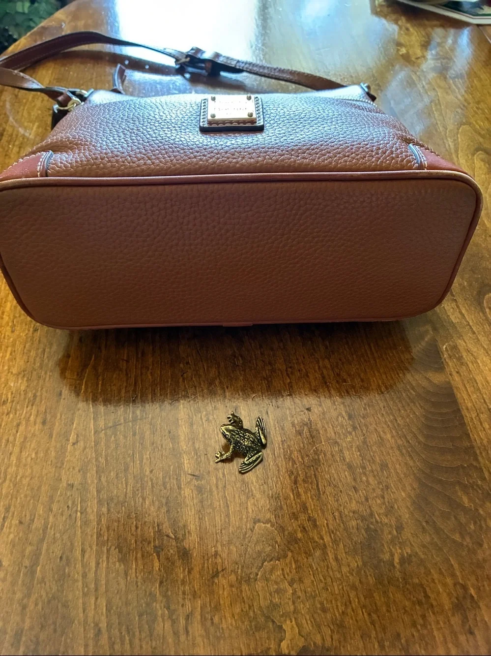 Dooney & Bourke Bag  Caramel Italian Pebbled Leather